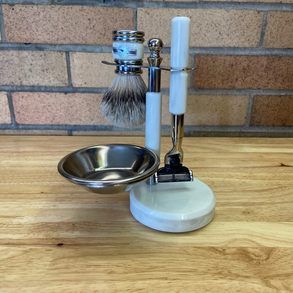 Golddachs 3-Piece Shaving Set – Traditional Wet Shave Kit
